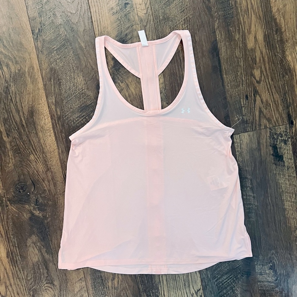 Brand New Light Pink Under Armour Work Out Tank Top